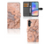 Samsung Galaxy A05s Bookcase Marmer Oranje bookcase marmer oranje aanzicht