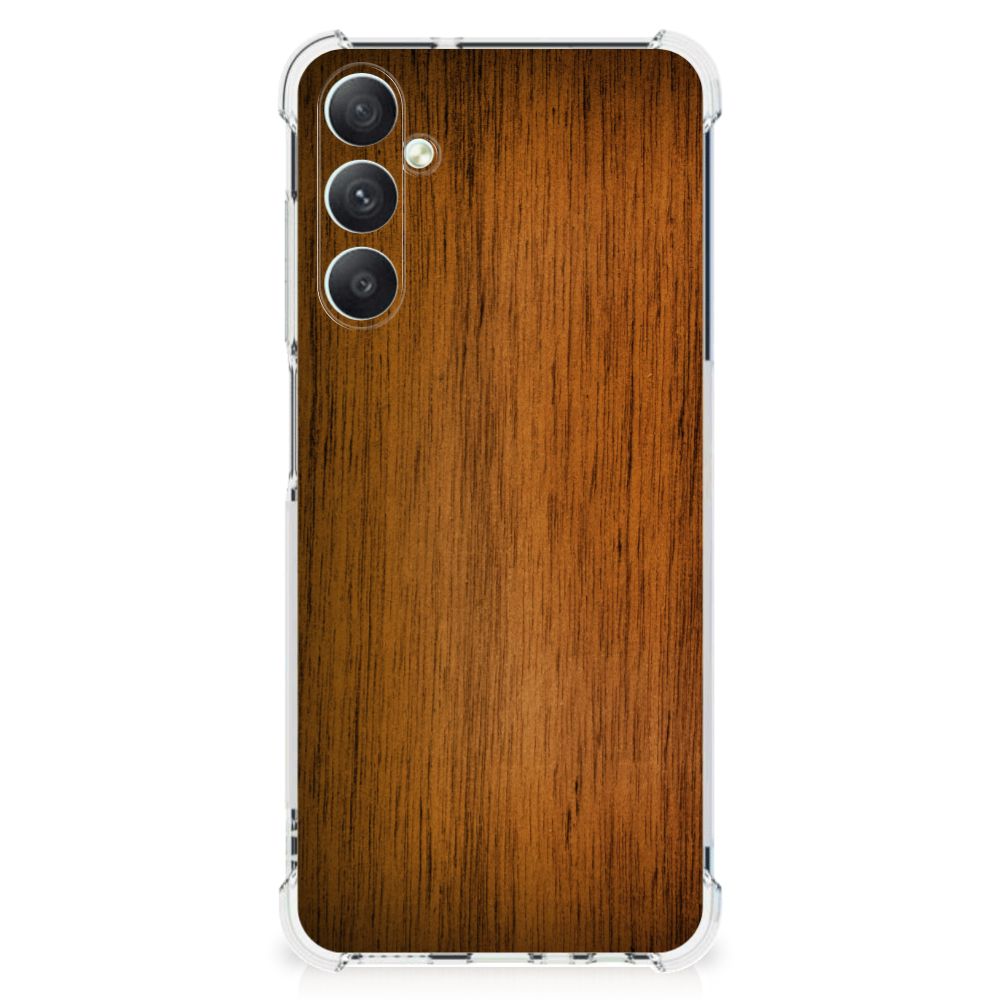 Samsung Galaxy A05s Stevig Telefoonhoesje Donker Hout B2C Telecom