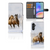 Samsung Galaxy A05s Telefoonhoesje met Pasjes Paarden telefoonhoesje paarden design vooraanzicht