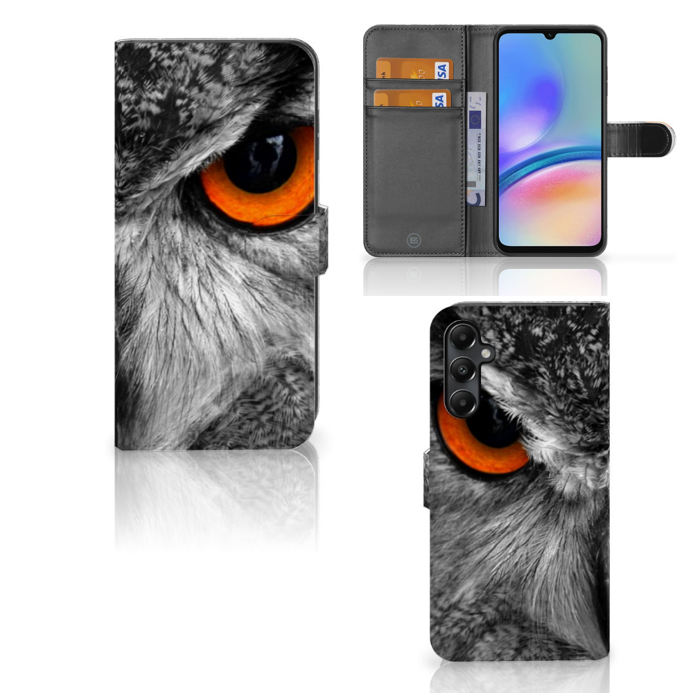 Samsung Galaxy A05s Telefoonhoesje met Pasjes Uil