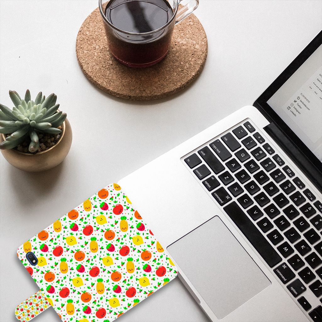 Samsung Galaxy A10 Book Cover Fruits