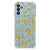 Samsung Galaxy A13 (4G) Case Gouden Bloemen ontwerp achterzijde