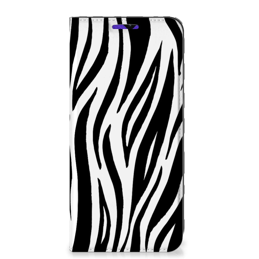 Samsung Galaxy A13 (5G) | Samsung Galaxy A04s Hoesje maken Zebra design zebra strepen vooraan