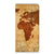 Samsung Galaxy A14 4G Book Cover Wereldkaart met vintage wereldkaart design