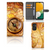 Samsung Galaxy A14 4G Flip Cover Kompas met magnetische sluiting en vintage kaart ontwerp