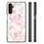 Samsung Galaxy A14 5G Bloemen Hoesje Lovely Flowers bloemenprint achterkant zijkant