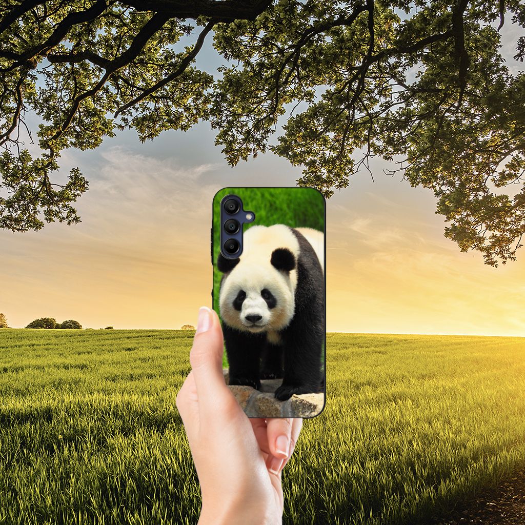 Samsung Galaxy A15 Dierenprint Telefoonhoesje Panda B2C Telecom