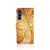 Samsung Galaxy A16 4G/5G Flip Cover Kompas wereldkaart design achterzijde