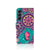 Samsung Galaxy A16 4G/5G Hoesje Cirkels en Vlinders bookstyle design vlinder aanzicht