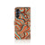 Samsung Galaxy A16 4G/5G Hoesje Retro designnaam kleuren swirls aanzicht