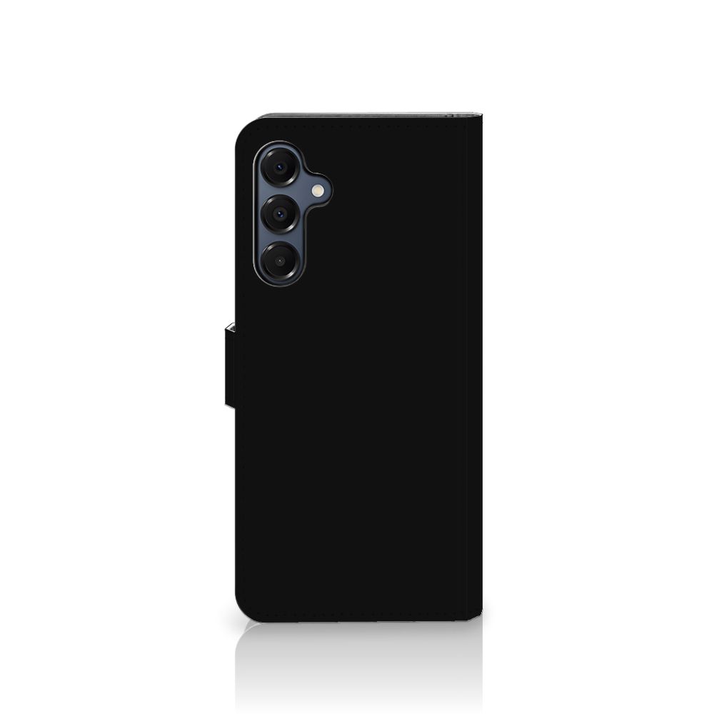 Samsung Galaxy A16 4G/5G Leuk Hoesje Boho Text zwart achterkant