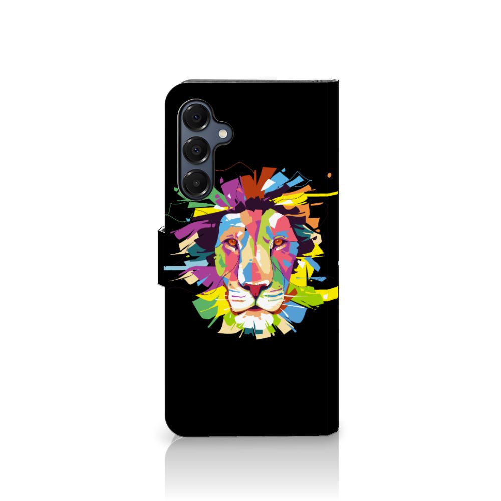 Samsung Galaxy A16 4G/5G Leuk Hoesje Lion Color telefoonhoesje lion kleur zijkant