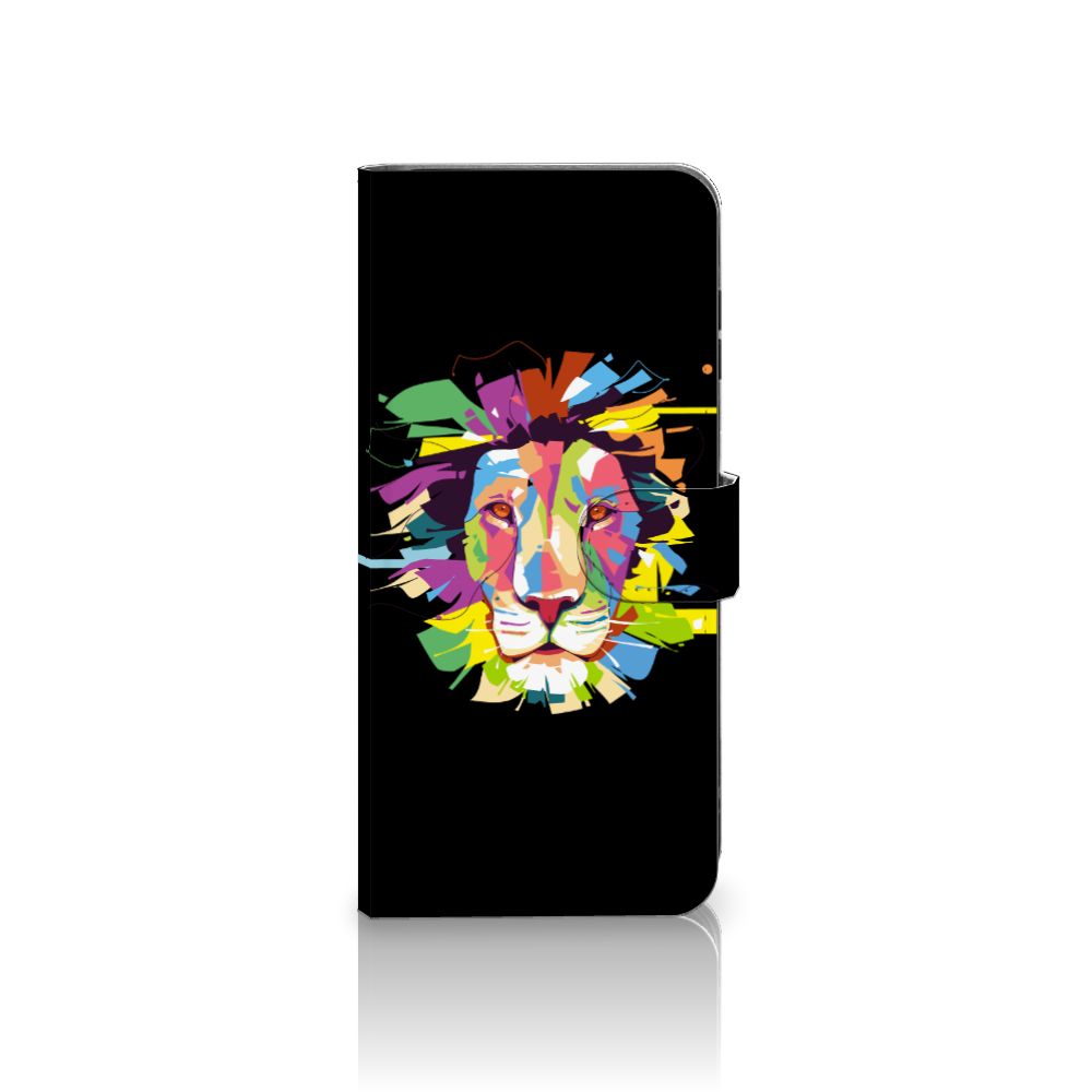 Samsung Galaxy A16 4G/5G Leuk Hoesje Lion Color voorkant design kleurrijk lion