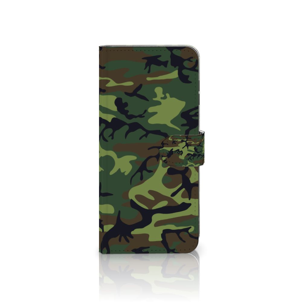 Samsung Galaxy A16 4G/5G Telefoon Hoesje Army Dark camouflage voorkant