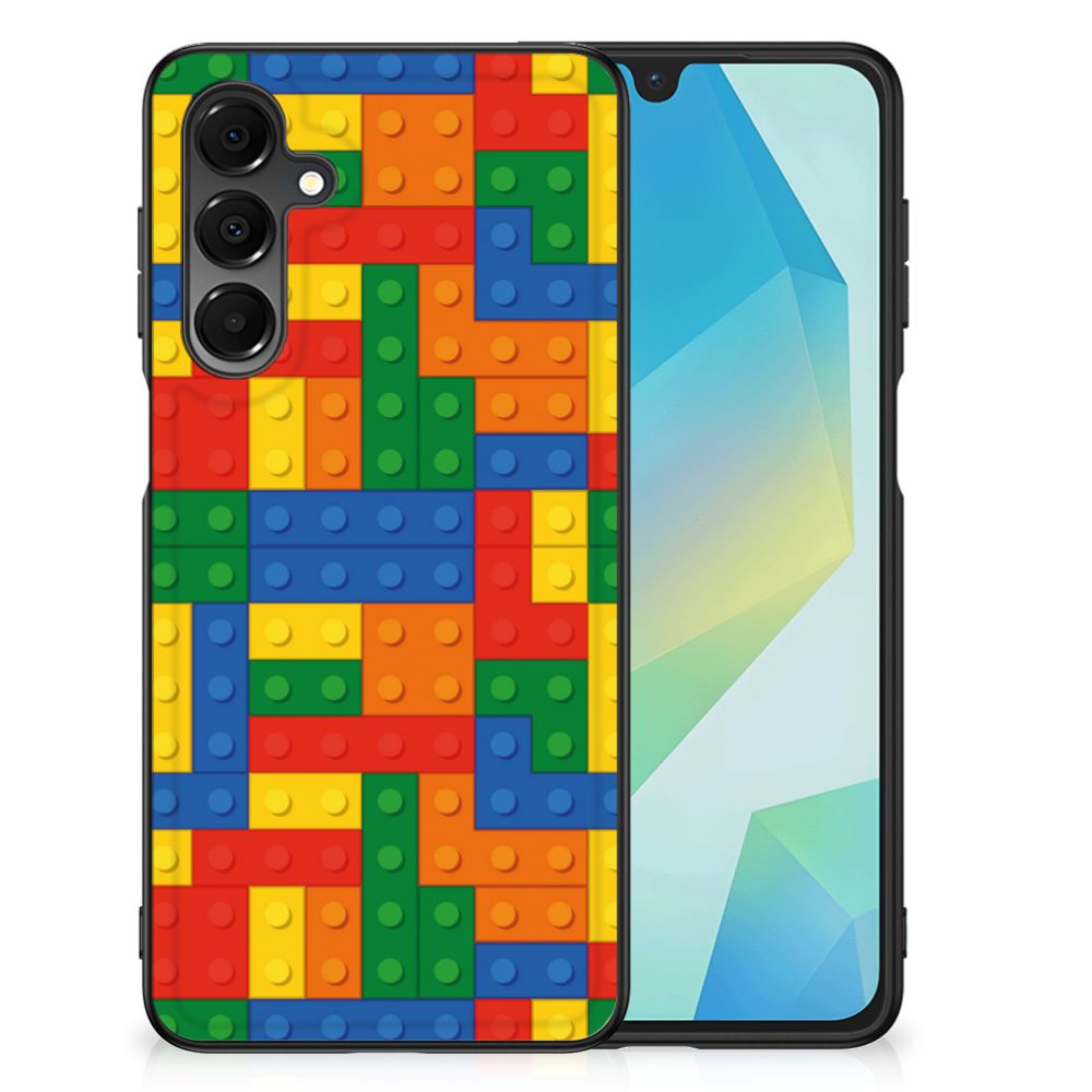 Samsung Galaxy A16 5G/4G Back Case Blokken patroon kleurrijk achterkant