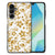 Samsung Galaxy A16 5G/4G Bloemen Hoesje Gouden Bloemen bloemen print achterkant