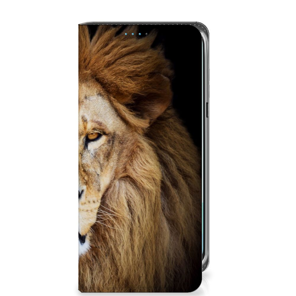 Samsung Galaxy A16 5G/4G Hoesje maken Leeuw leeuw design voorzijde