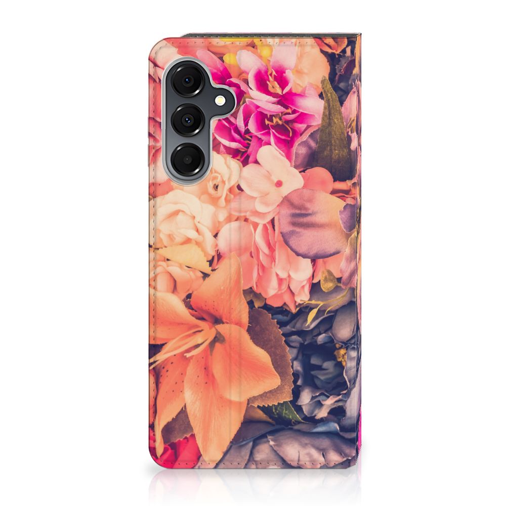 Samsung Galaxy A16 5G/4G Smart Cover Bosje Bloemen bloemen voorkant