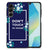 Samsung Galaxy A16 5G/4G Telefoon Hoesje Flowers Blue DTMP back cover don't touch my phone design