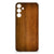 Samsung Galaxy A16 Bumper Hoesje Donker Hout TPU hoesje donker houtprint achterkant
