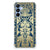 Samsung Galaxy A16 Case Beige Flowers design peacock floral view