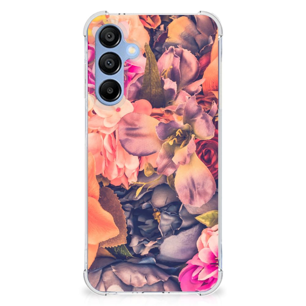Samsung Galaxy A16 Case Bosje Bloemen telefoonhoesje bloemen design achteraanzicht