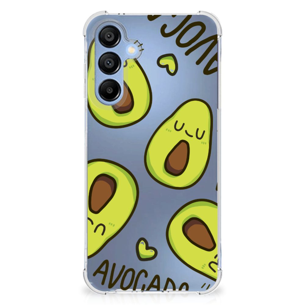 Samsung Galaxy A16 Stevig Bumper Hoesje Avocado Singing achterzijde