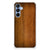 Samsung Galaxy A16 Stevig Telefoonhoesje Donker Hout achterzijde