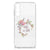 Samsung Galaxy A16 Telefoonhoesje met Naam Boho Text bloemen ontwerp transparant