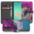 Samsung Galaxy A17 Flip Cover Magnetisch Waterval Design Paars boekhoesje paars watervalmotief