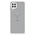 Samsung Galaxy A22 4G | M22 Telefoonhoesje met Naam Grijs Baby Olifant baby olifant design achterkant