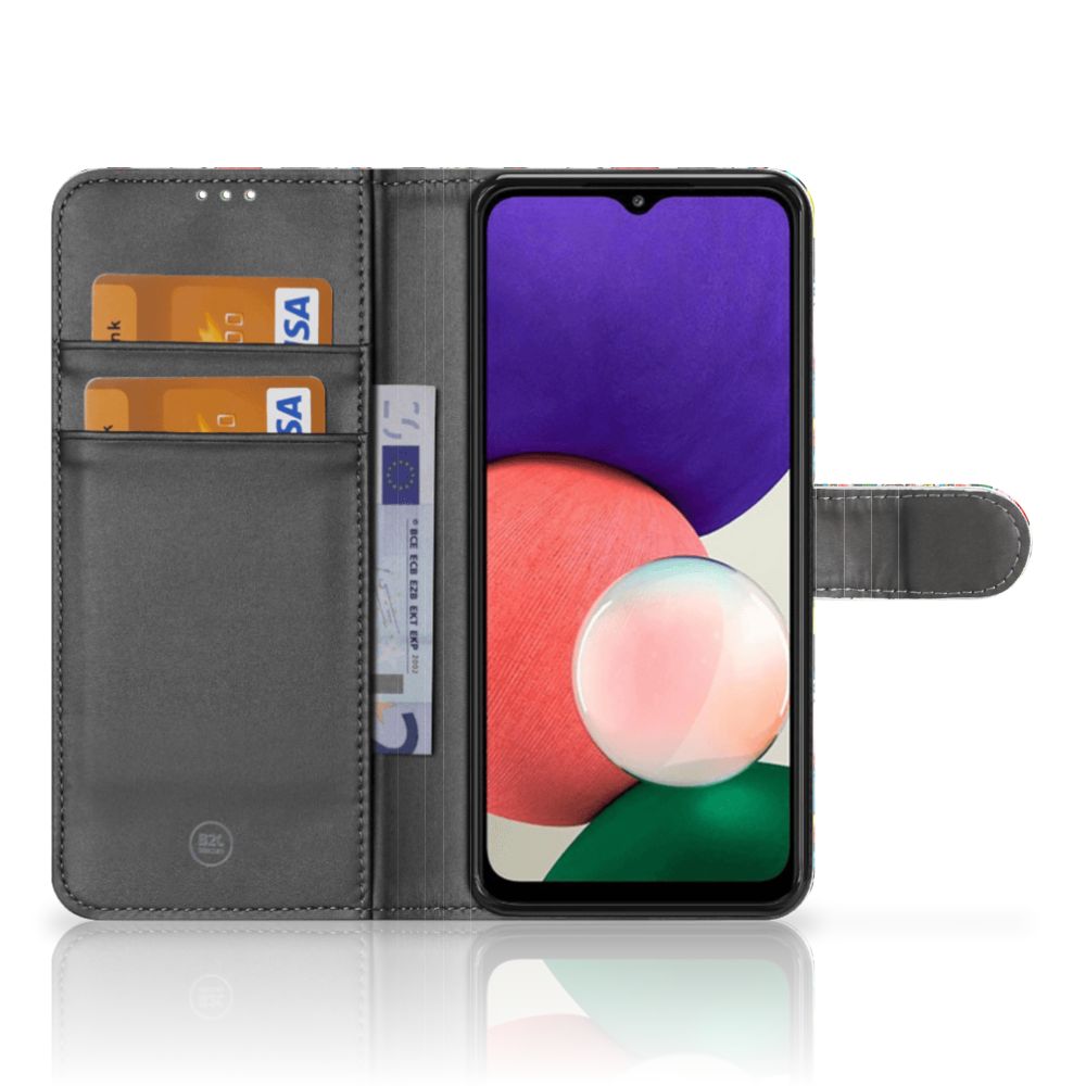 Samsung Galaxy A22 5G Telefoonhoesje met Pasjes Birds