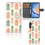 Samsung Galaxy A24 4G Book Cover Ananas boekhoes ananas design vooraan
