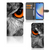 Samsung Galaxy A24 4G Telefoonhoesje met Pasjes Uil telefoonhoesje uil design voorzijde zijaanzicht