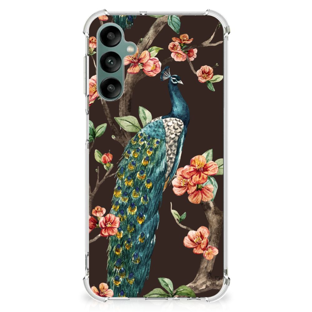 Samsung Galaxy A24 Case Anti-shock Pauw met Bloemen B2C Telecom