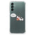 Samsung Galaxy A24 Stevig Bumper Hoesje Cow design cow achterkant
