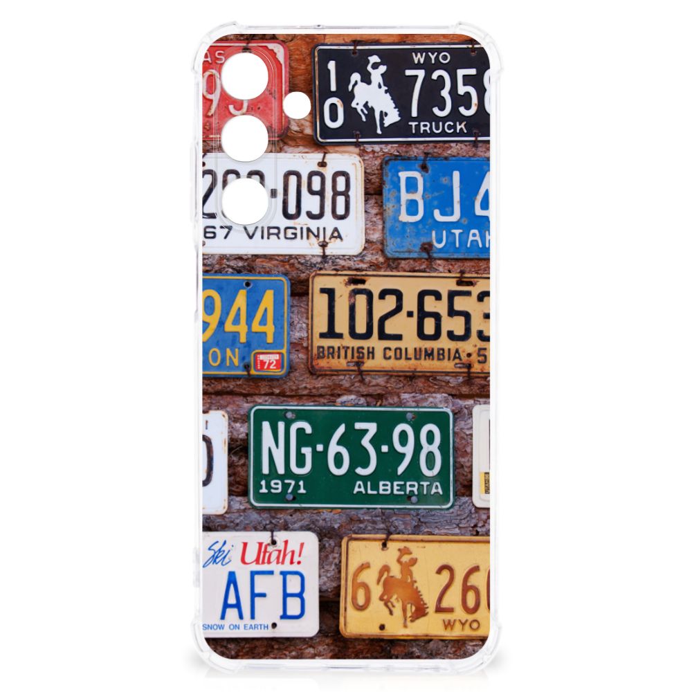 Samsung Galaxy A25 Anti-shock Hoesje met foto Kentekenplaten B2C Telecom