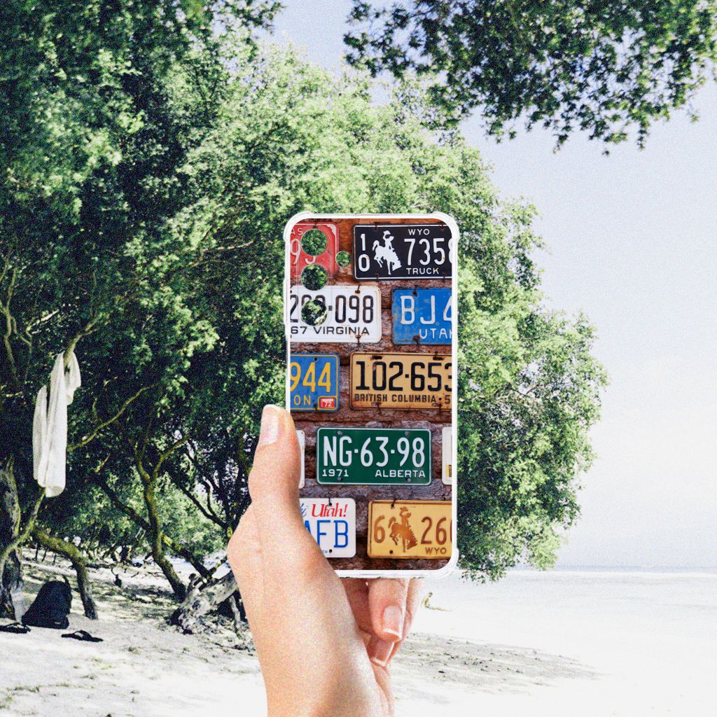 Samsung Galaxy A25 Anti-shock Hoesje met foto Kentekenplaten B2C Telecom