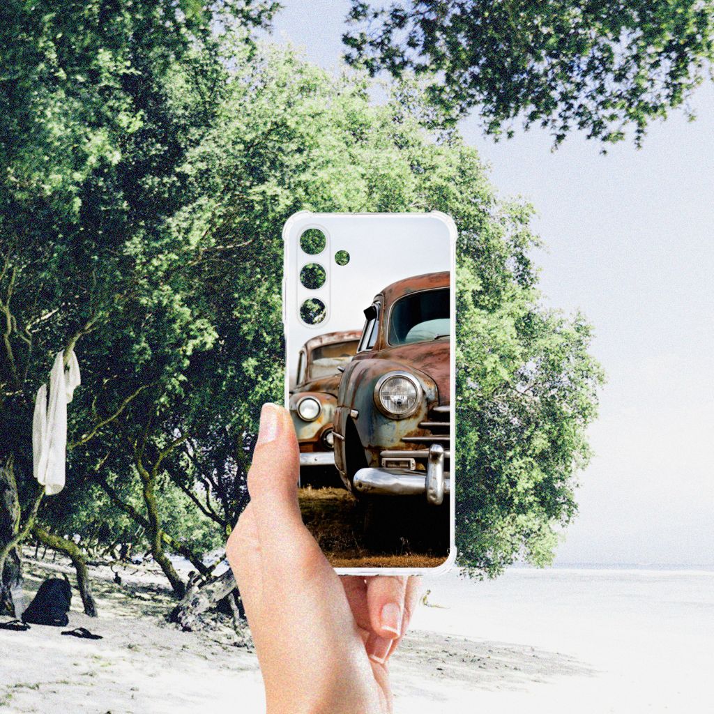 Samsung Galaxy A25 Anti-shock Hoesje met foto Vintage Auto B2C Telecom