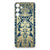 Samsung Galaxy A25 Case Beige Flowers ontwerp voorkant