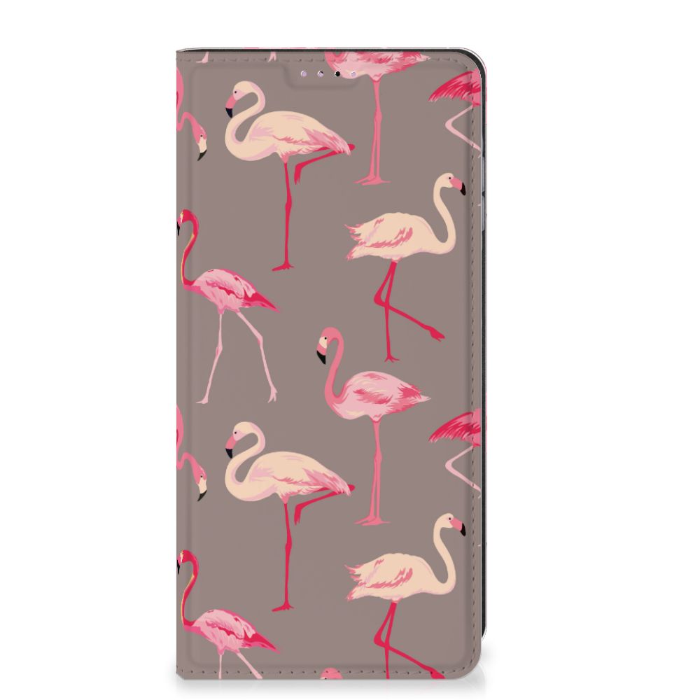 Samsung Galaxy A25 Hoesje maken Flamingo hoesje flamingo design voorkant
