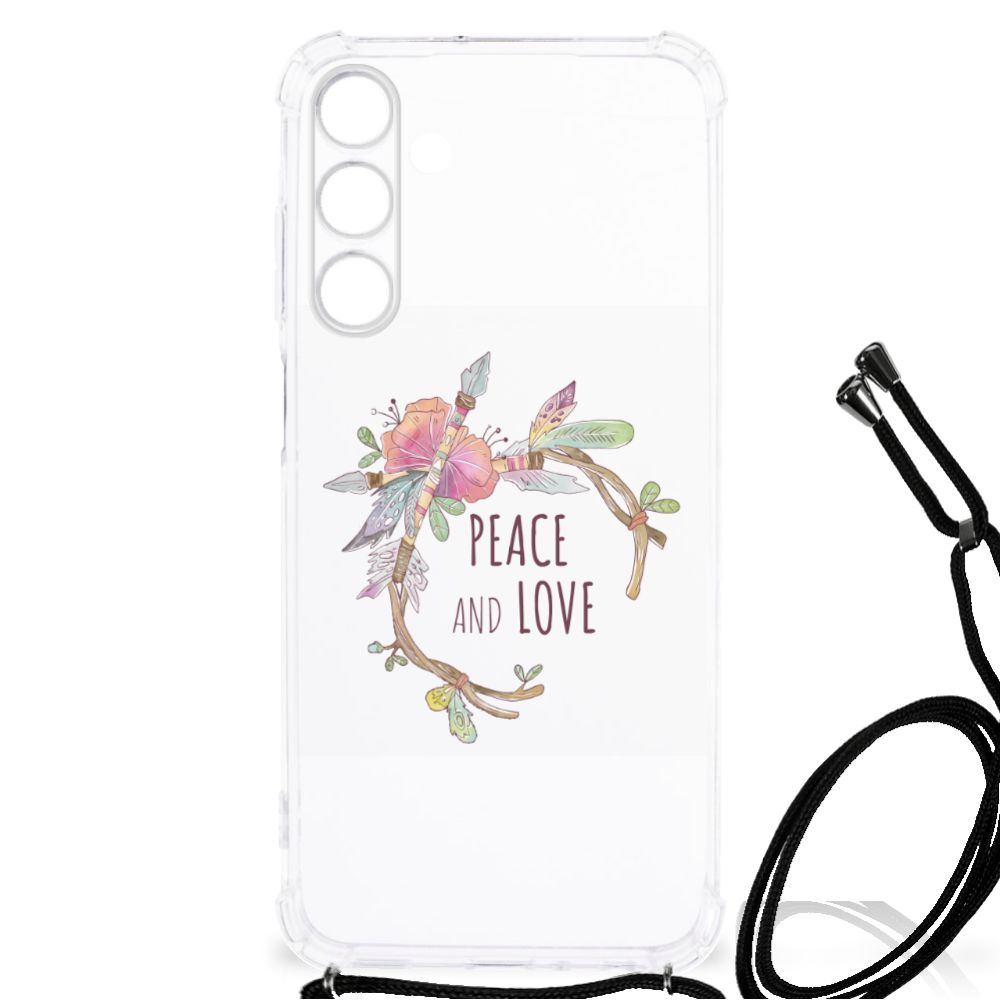 Samsung Galaxy A25 Stevig Bumper Hoesje Boho Text B2C Telecom