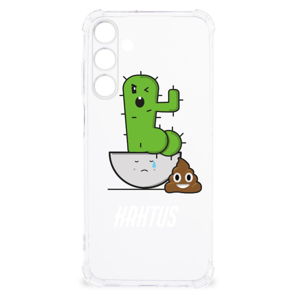 Samsung Galaxy A25 Stevig Bumper Hoesje Cactus Poo B2C Telecom
