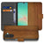 Samsung Galaxy A26 Donker Hout Book Case donker hout book case vooraanzicht