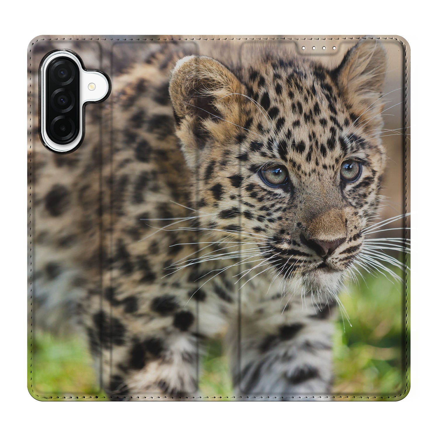 Samsung Galaxy A26 Hoesje maken Baby Luipaard design baby luipaard aanzicht