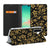 Samsung Galaxy A26 Smart Cover Gouden Bloemen telefoonhoesje gouden bloemen design aanzicht