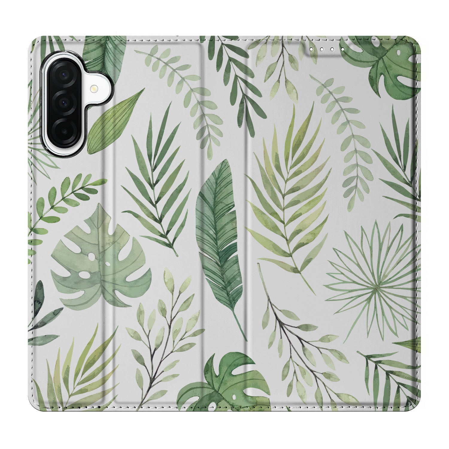 Samsung Galaxy A26 Smart Cover Leaves bladeren design bovenaanzicht
