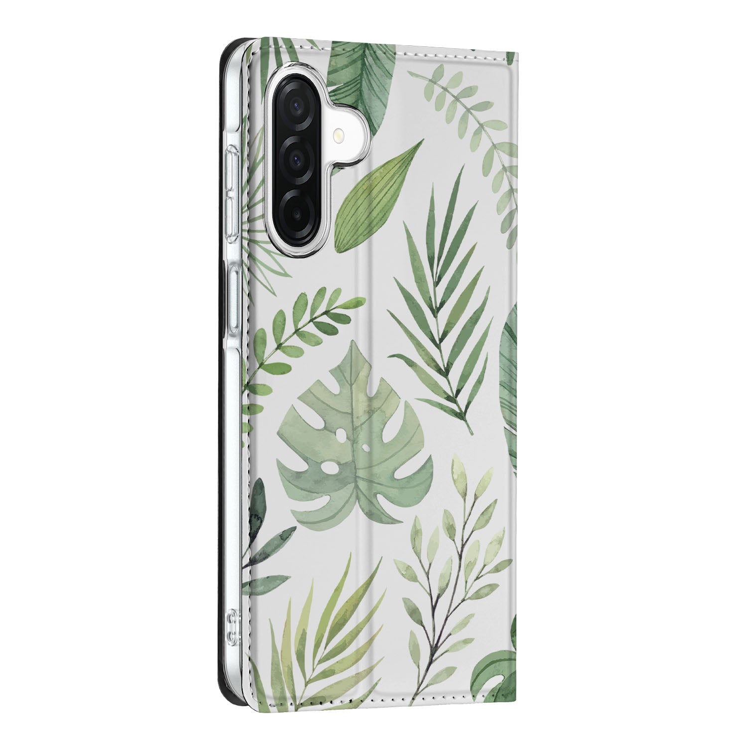 Samsung Galaxy A26 Smart Cover Leaves design bladeren aanzicht