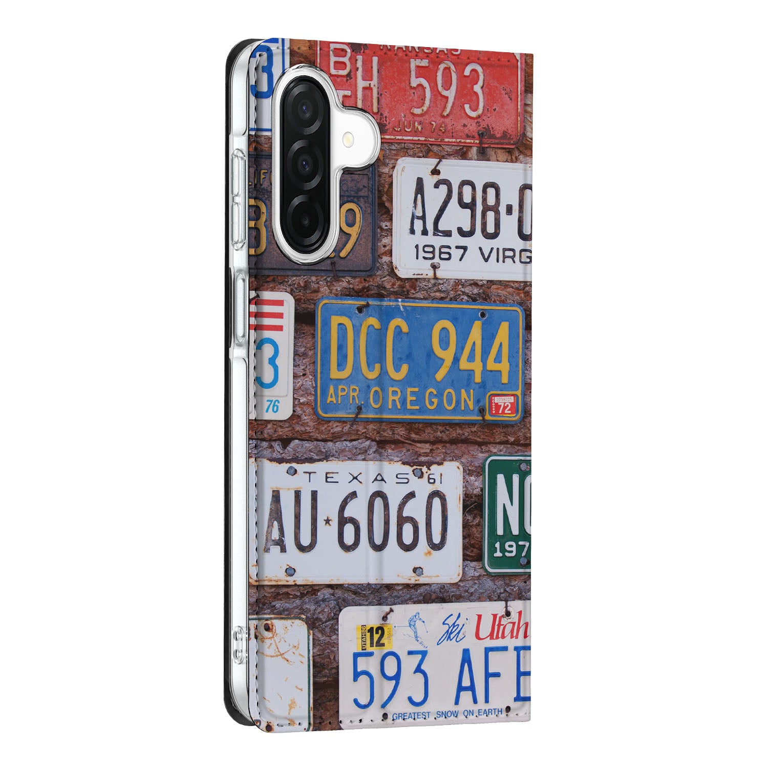 Samsung Galaxy A26 Stand Case Kentekenplaten kentekenplaten design voorkant