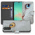 Samsung Galaxy A26 Witte Kat Book Case witte kat design voorkant